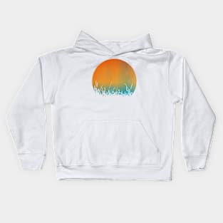 sunset colorful Kids Hoodie